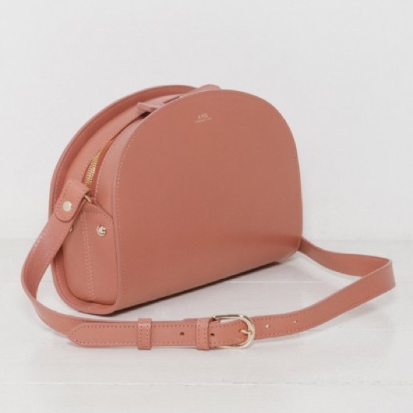 A.P.C. Handbags - 💫 Host Pick 💫 APC Blush crossbody demi lune bag